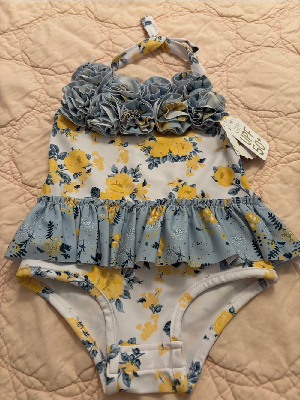 Mud Pie NEW Baby Floral swimsuit
9-12 months